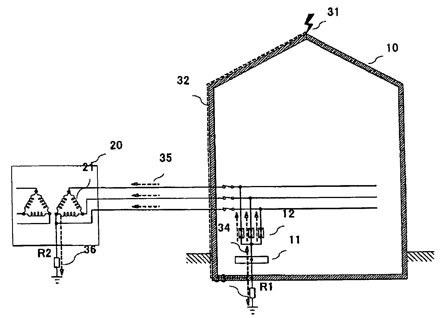 Spark gap arrestor