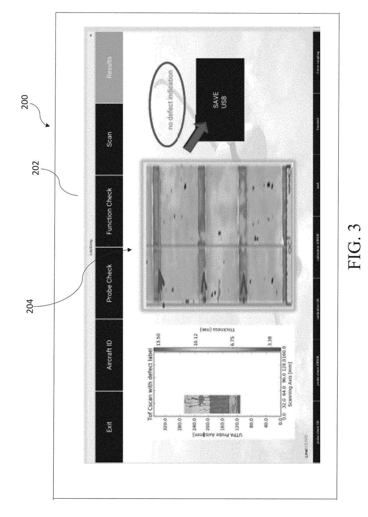 Device and method for non-destructive ultrasound inspection of structures made of composite material