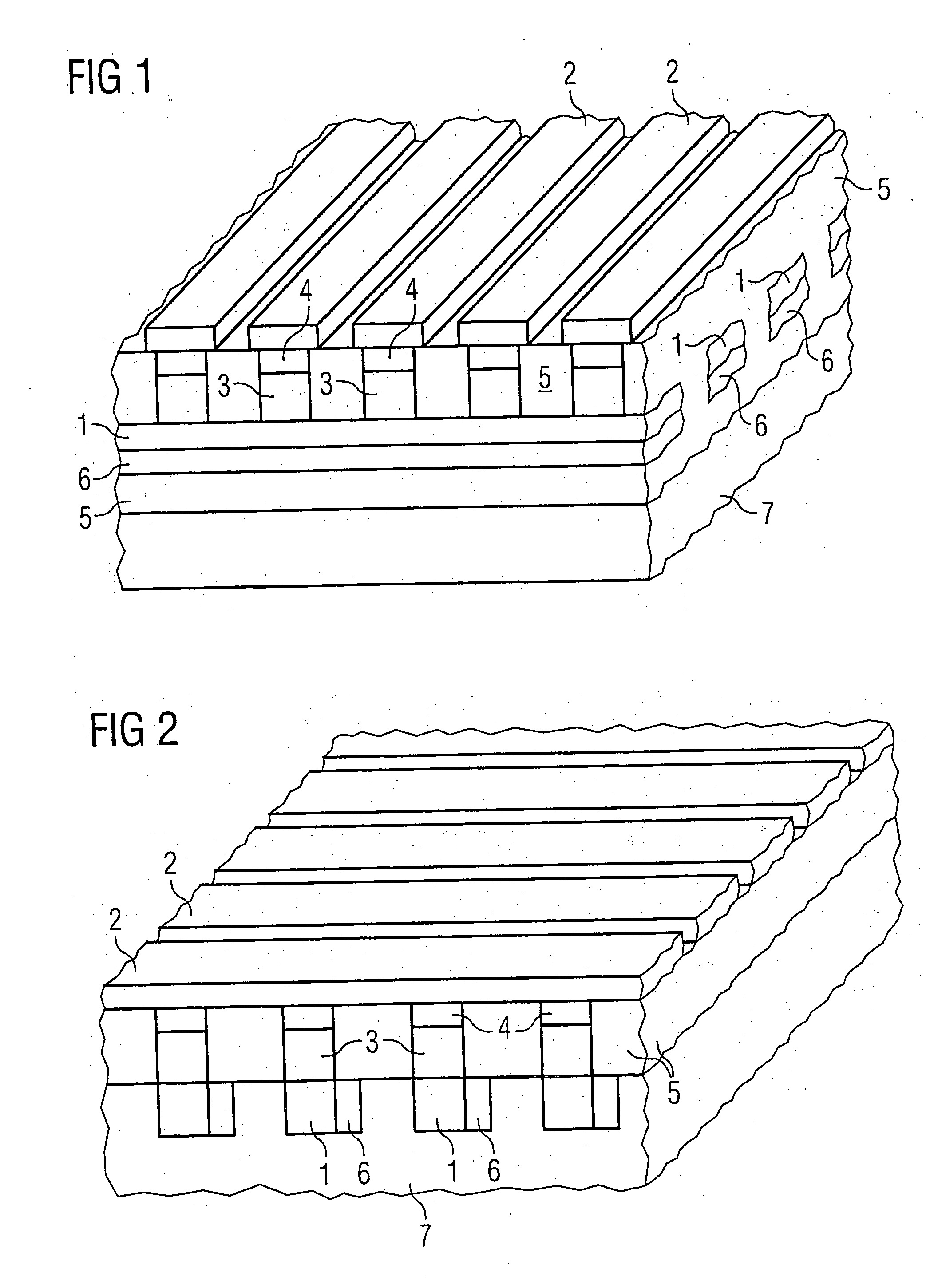 Semiconductor memory component in cross-point architecture