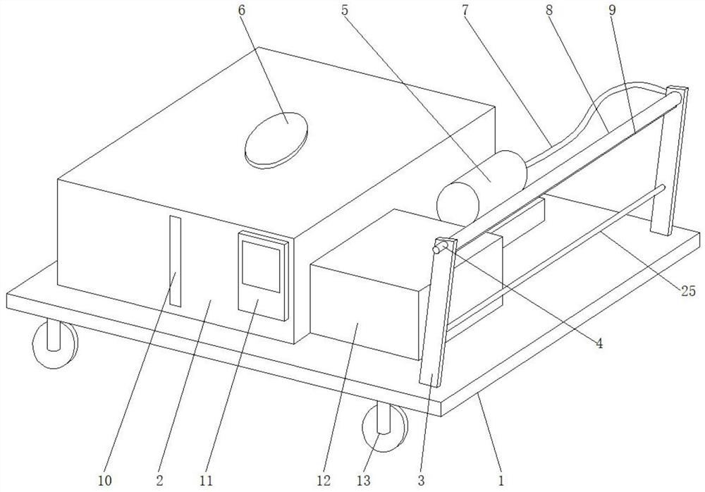 Water-saving building construction watering device