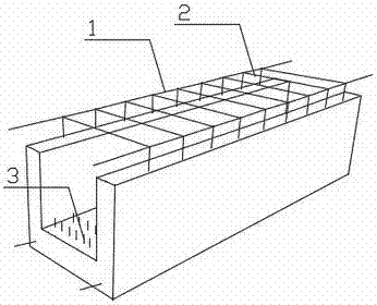 High-strength building waste regeneration concrete composite beam and construction method thereof