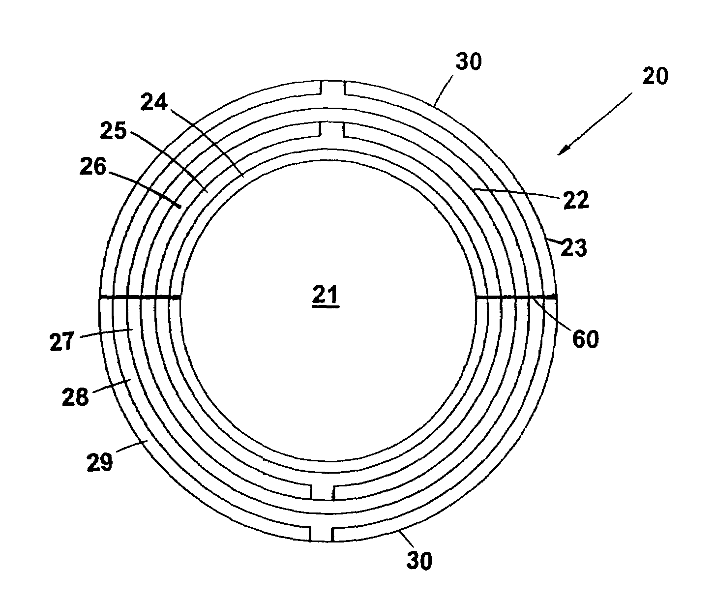 Method for making golf ball with co-injected inner cover