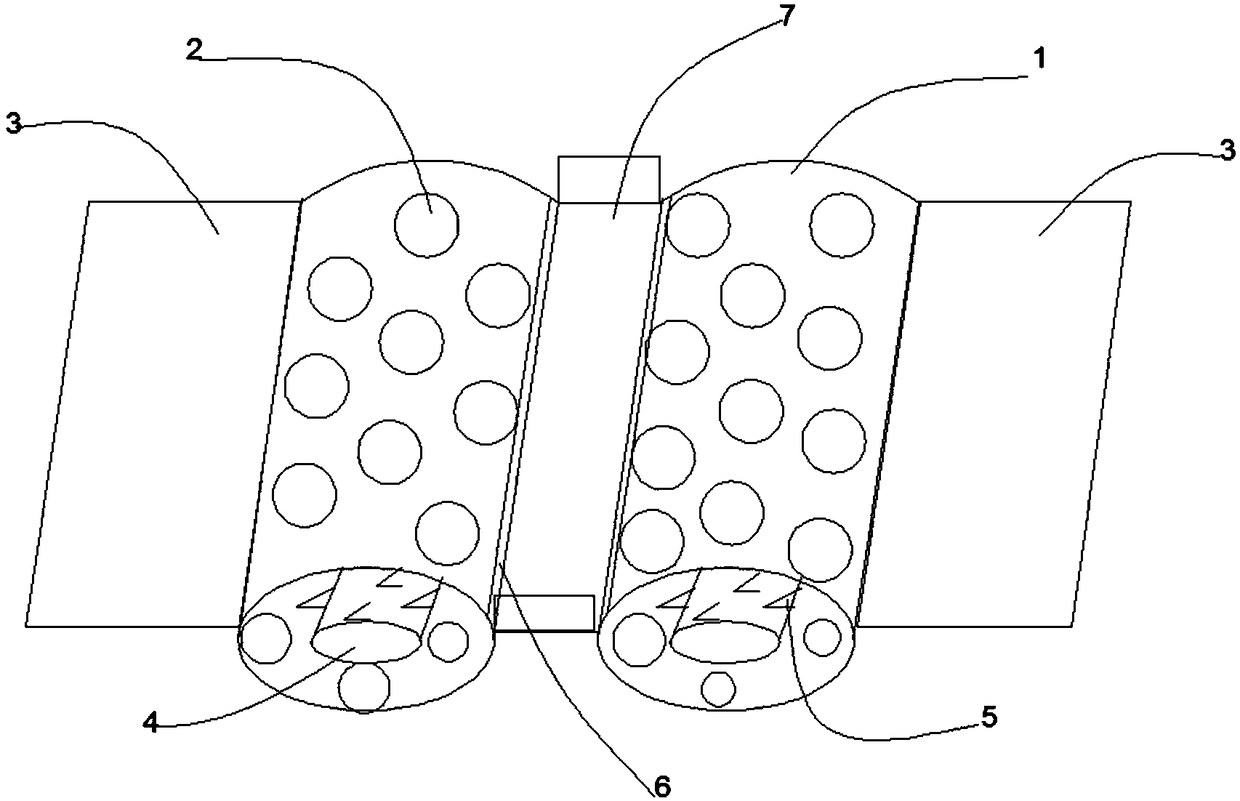 Environmental protection device for classifying domestic garbage and recycling broken iron products and using method thereof