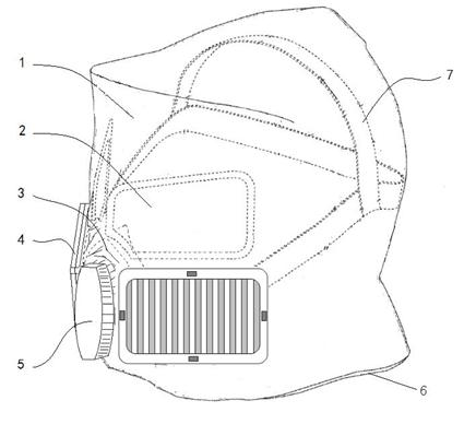 Respiratory protection head cover for emergency escape