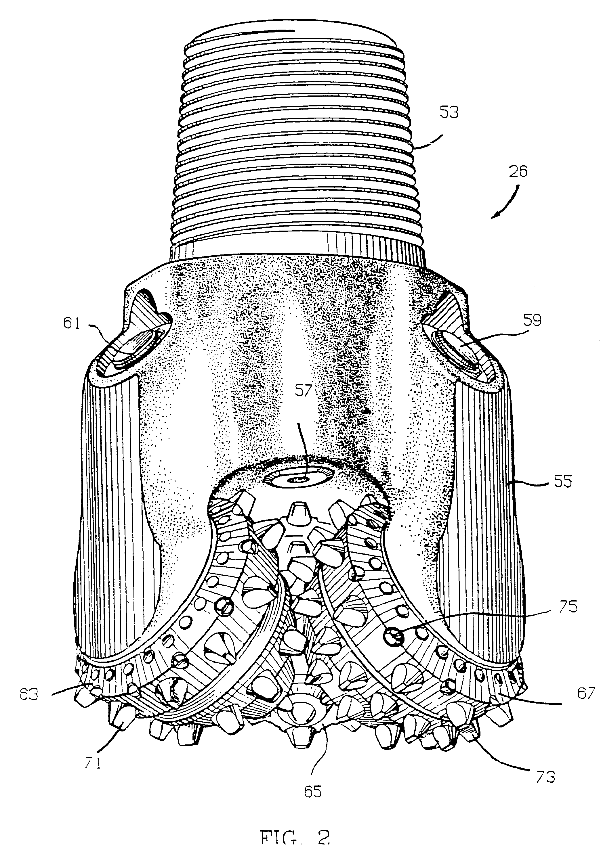 Method and apparatus for monitoring and recording of the operating condition of a downhole drill bit during drilling operations