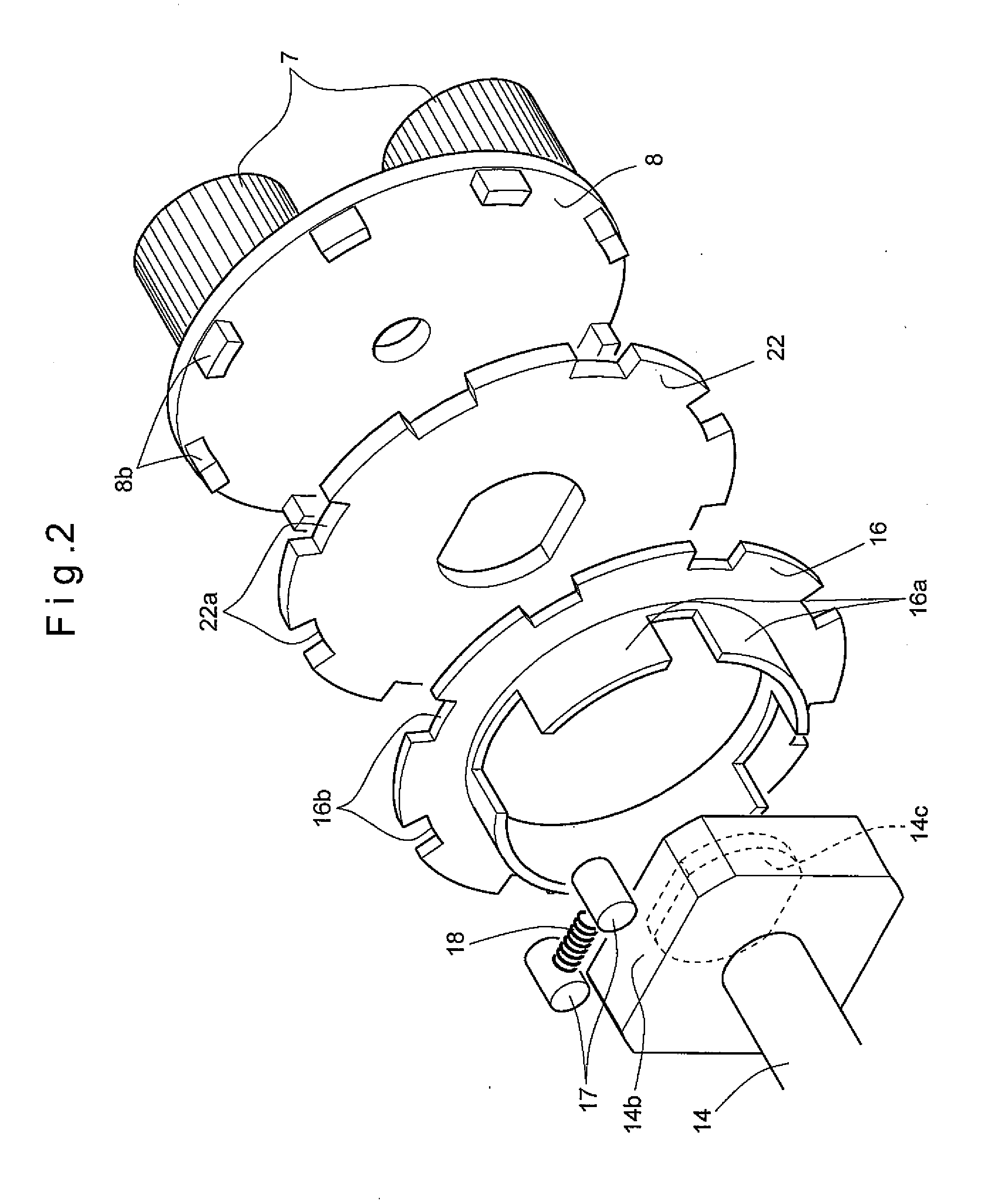 Speed reducer with a brake