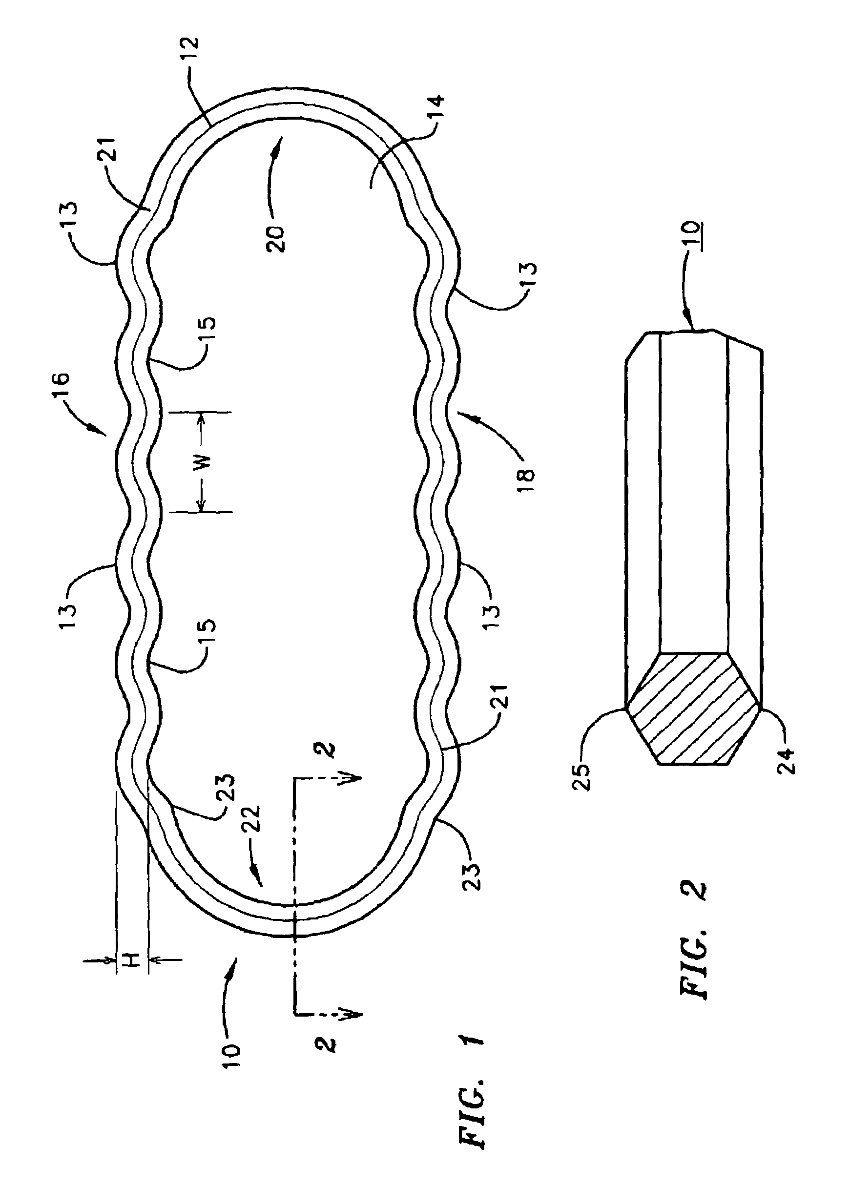 Serpentine metal gasket