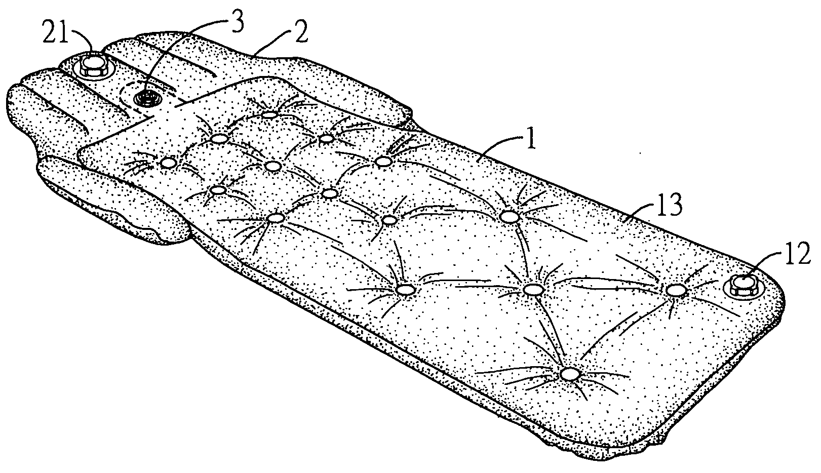 Self inflatable mattress with at least two isolated chambers