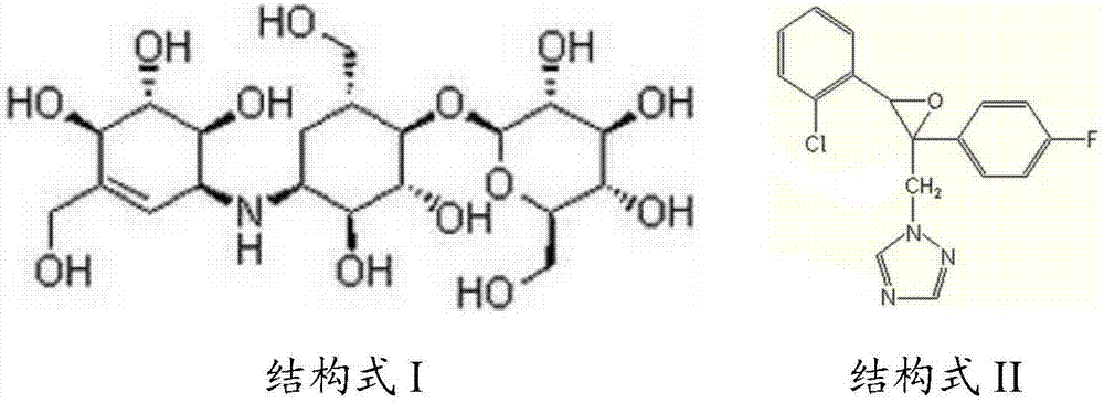 Validamycin and epoxiconazole-compounded pesticide suspending agent and preparation method thereof