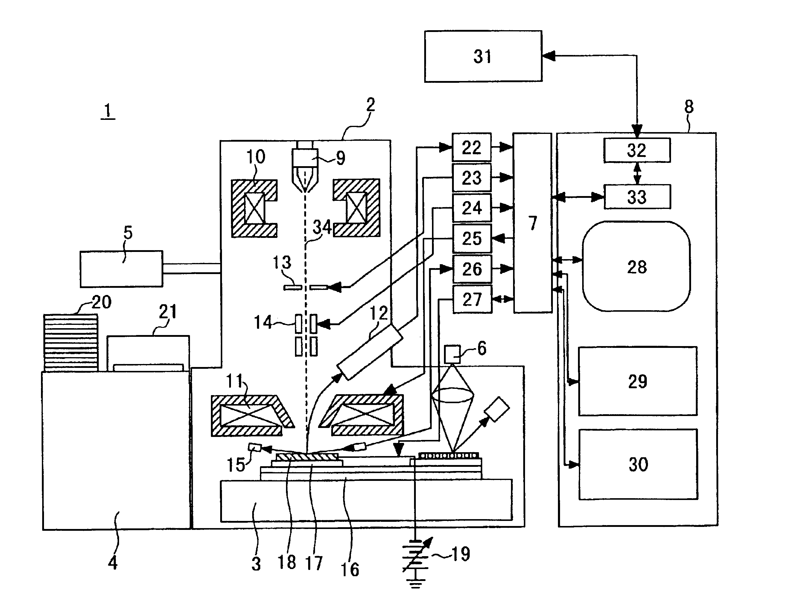 Method of inspecting pattern and inspecting instrument