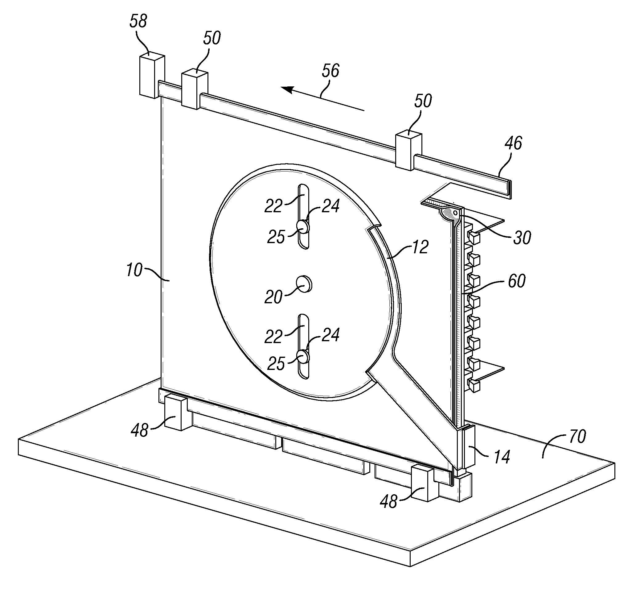 Apparatus for docking a printed circuit board