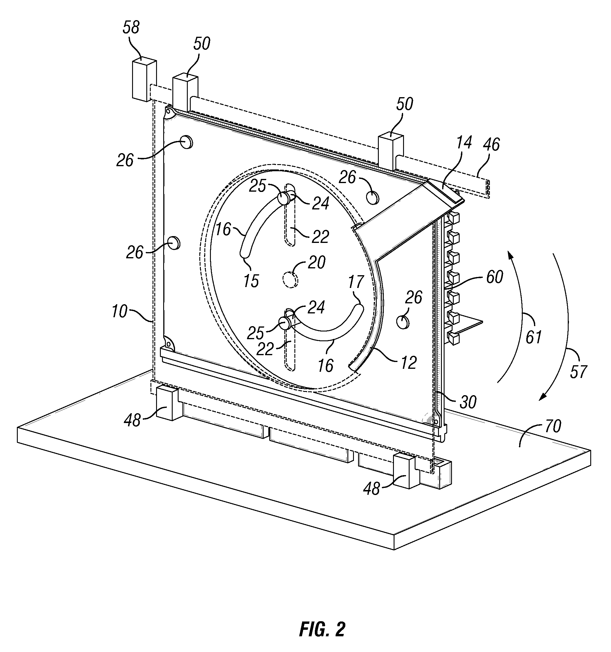 Apparatus for docking a printed circuit board