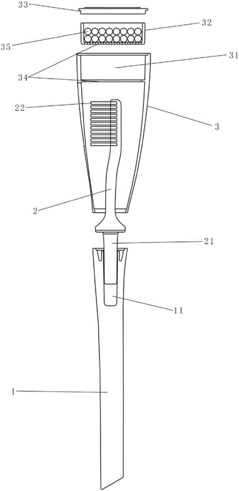 Nanometer toothbrush