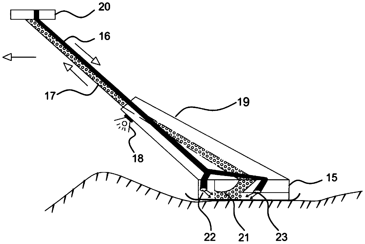 Deep-sea poly-metallic nodule near-bottom dragging mining system and method