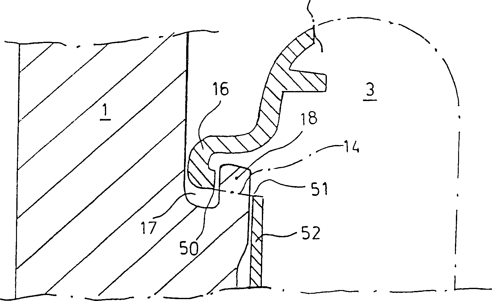 Trigger device for chain brake