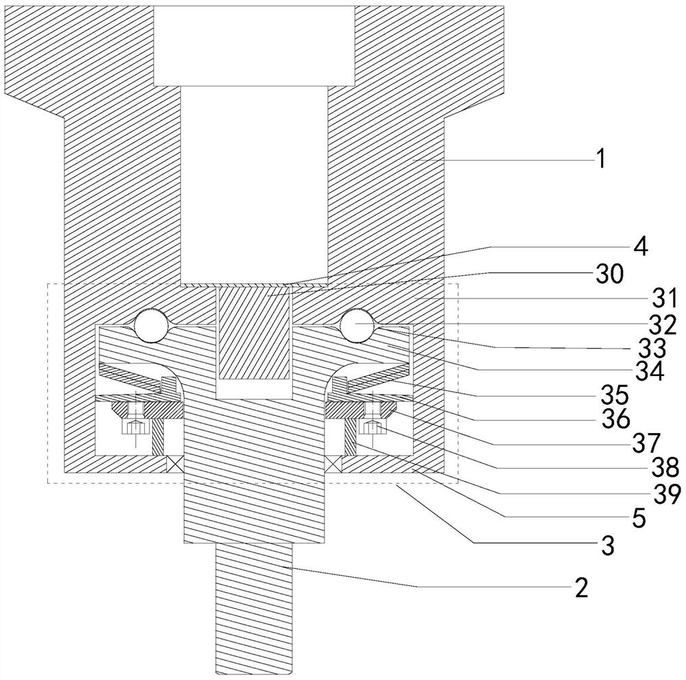 Ball type anchor rod pre-tightening torque rapid installation device