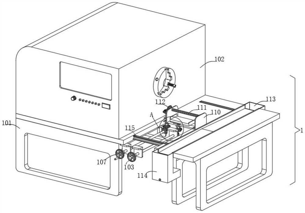 Aviation aluminum alloy machining vibration cutting equipment and working method