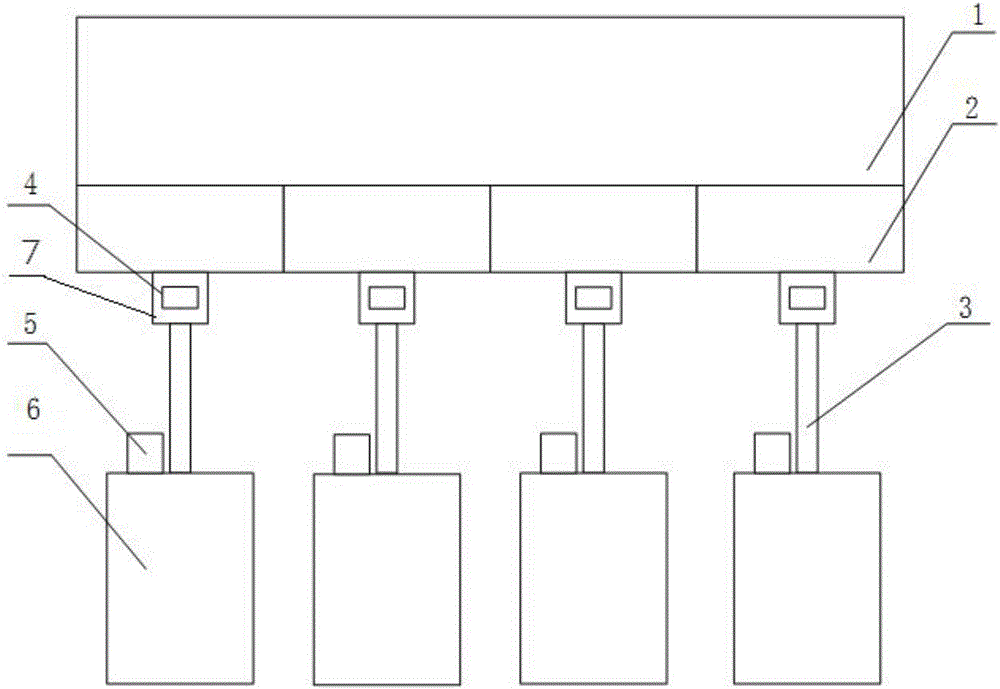 Detection device for straightness of scraper conveyer and detection method