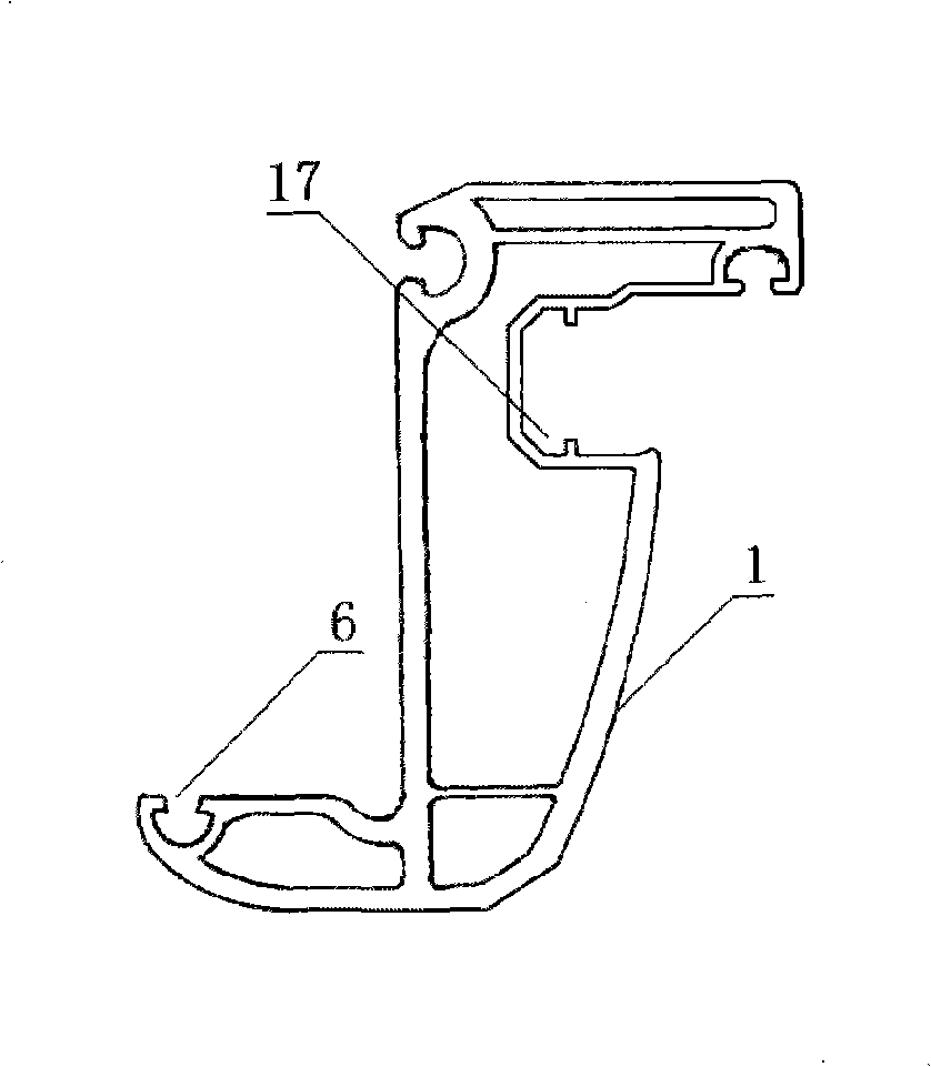 Full-sealing casement plastic-steel window