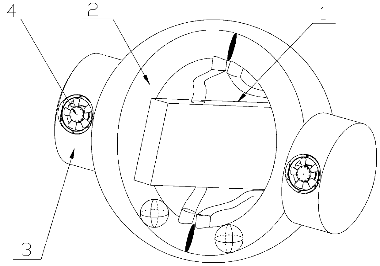 Fluid-driven spherical rolling robot and driving method thereof