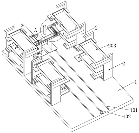 Logistics-based circulation device for goods in van truck