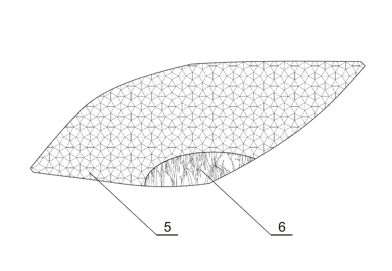 Method for planting hard artificial landscape water-body aquatic plants