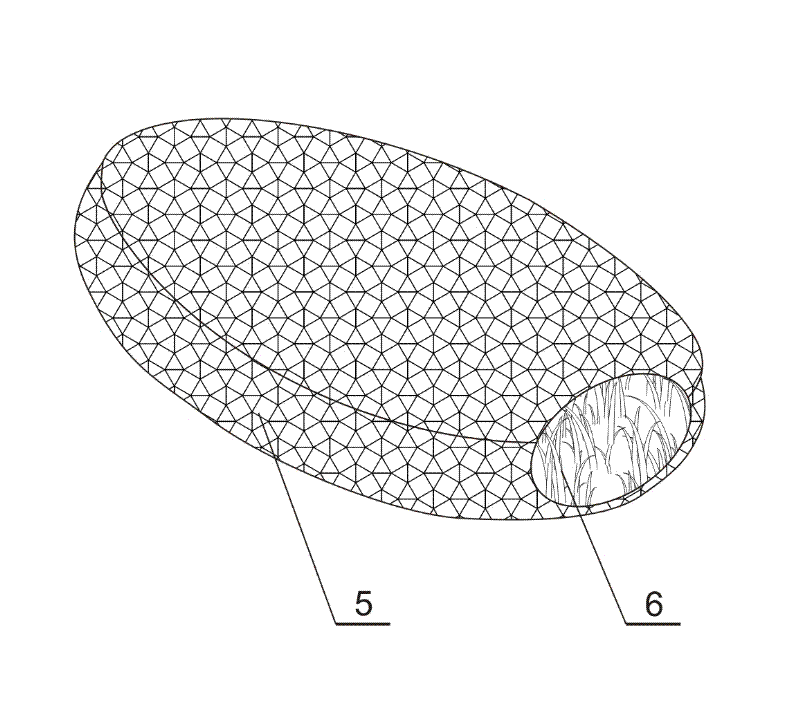 Method for planting hard artificial landscape water-body aquatic plants