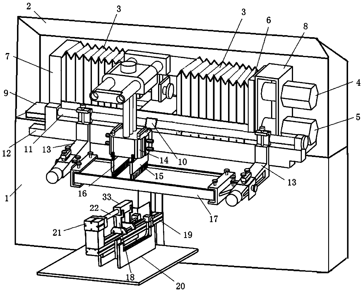 Motor-driven bottle body painting device