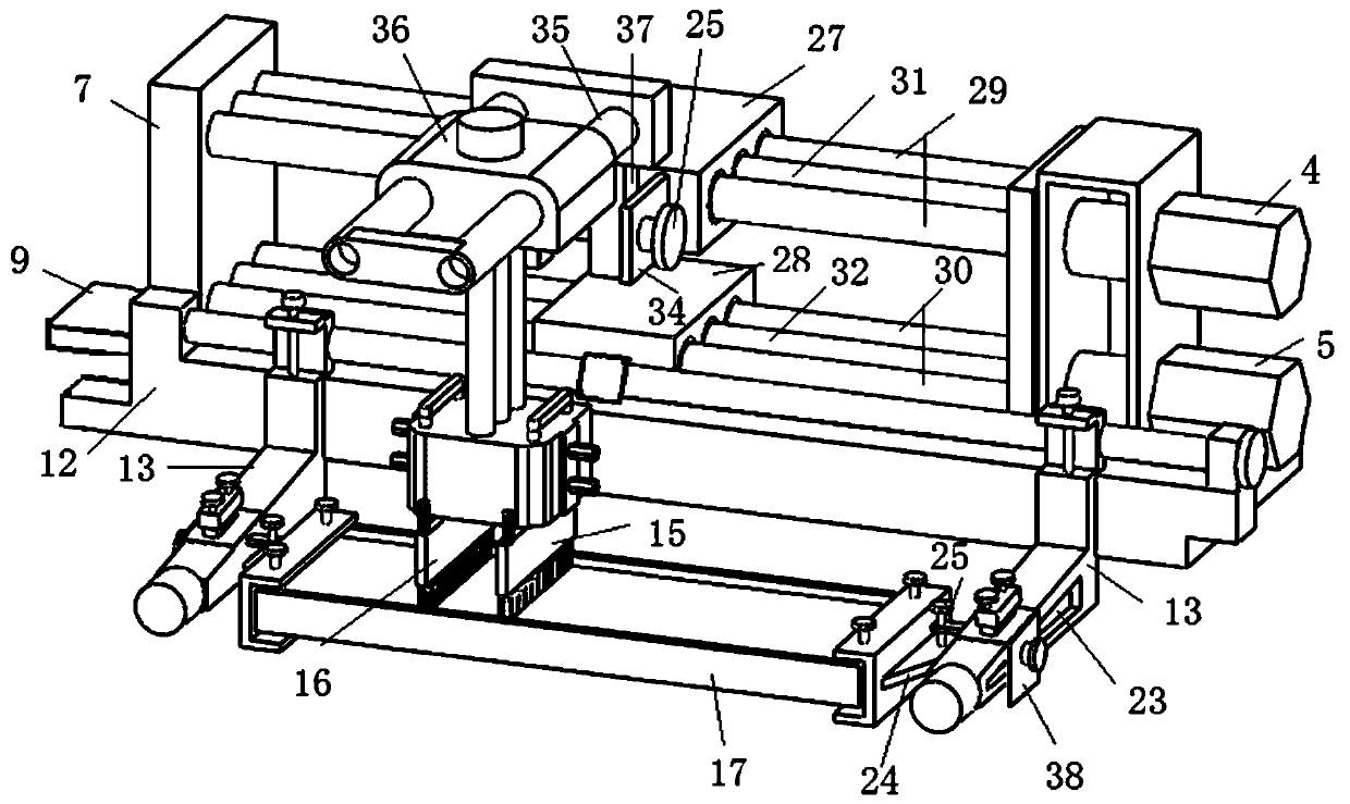 Motor-driven bottle body painting device