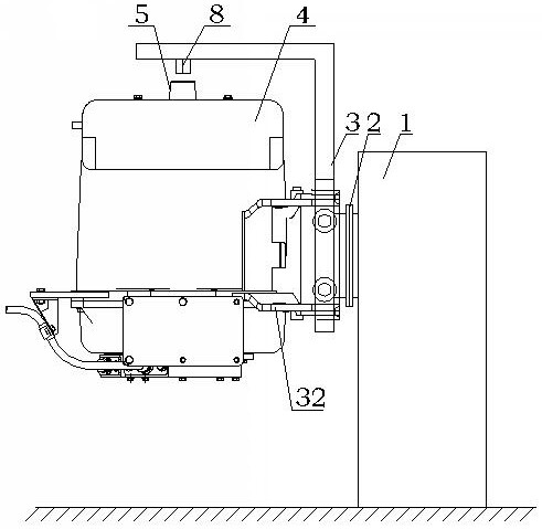 Method and device for measuring axial assembly clearance of motor bearings