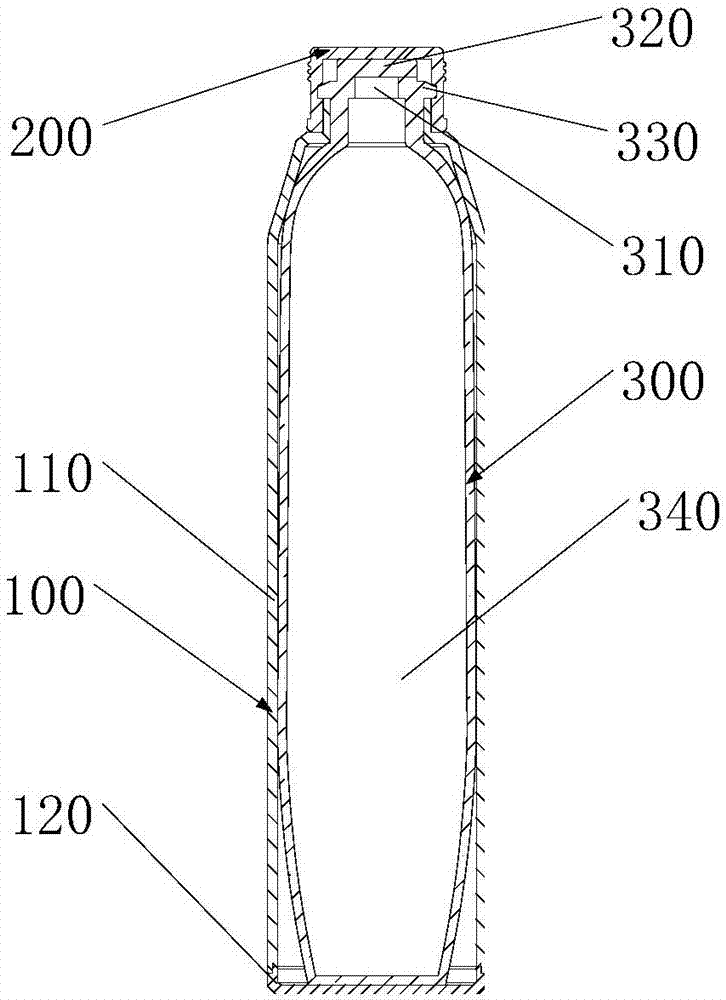 Toothpaste storage body, toothpaste body and toothbrush of integral structure