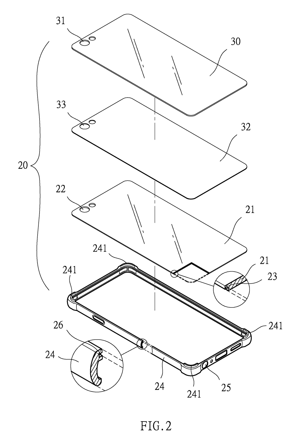 Protective Case for Portable Electronic Device