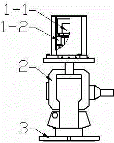 Automatic leveling and gyroscopic orientation sighting device