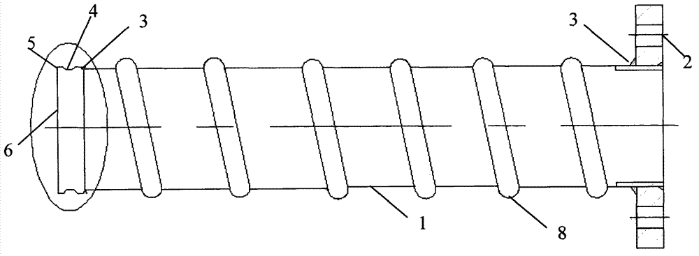 Mineral methane gas drainage pipe and production method thereof