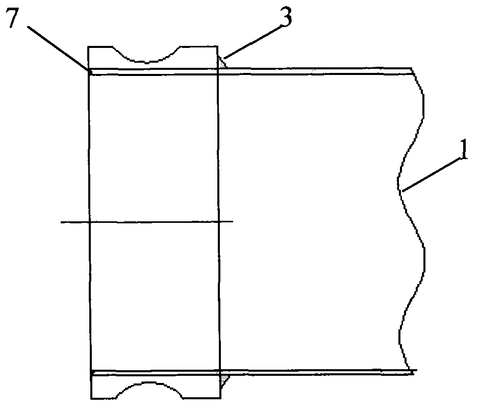 Mineral methane gas drainage pipe and production method thereof