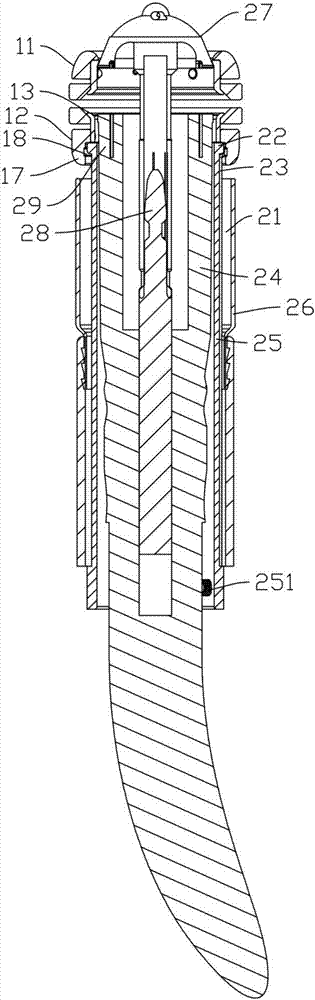 Pulling-rope assembling tool of magnetic anastomat