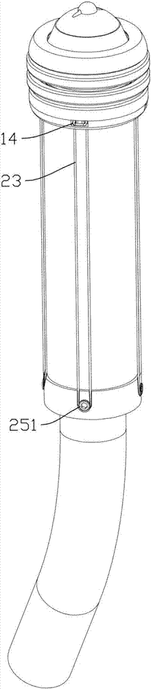 Pulling-rope assembling tool of magnetic anastomat