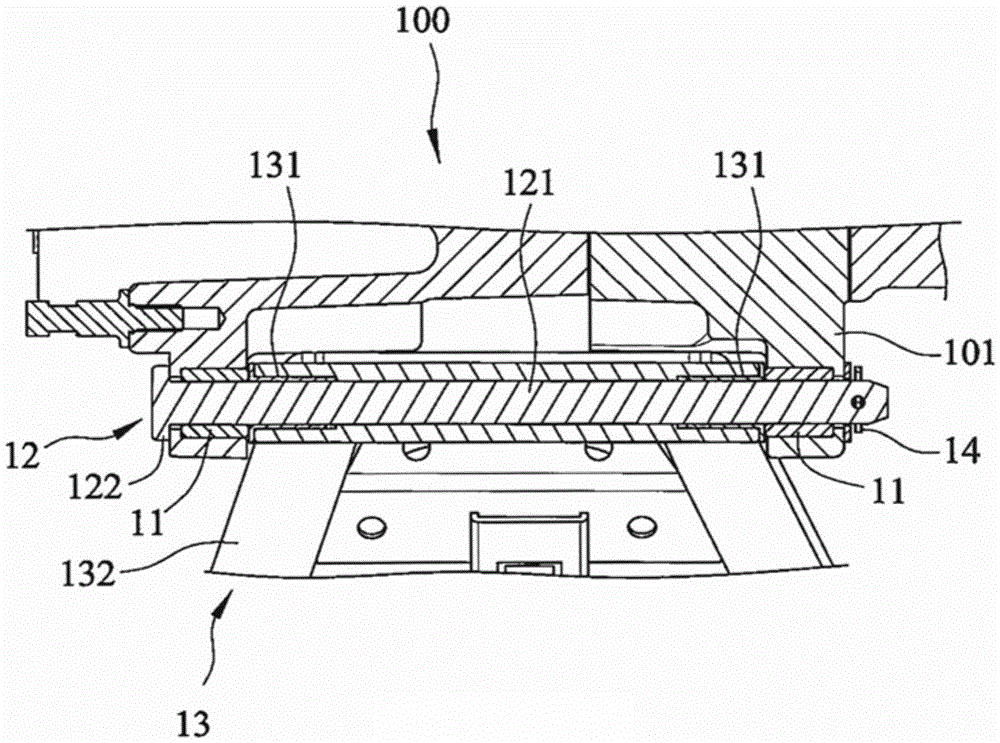 Parking device of motorcycle