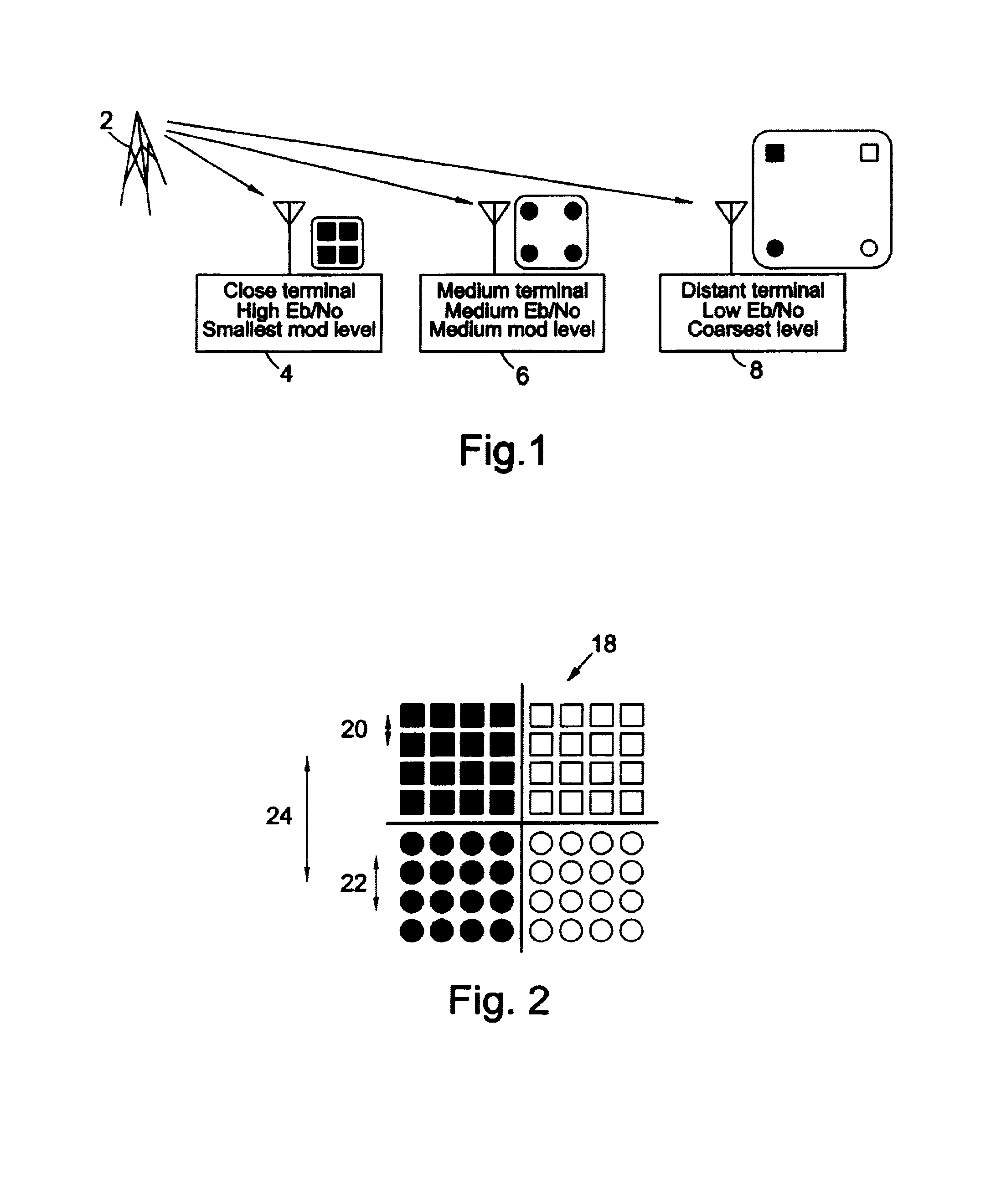 Methods and apparatus for transmitting and receiving data over a communications network in the presence of interference