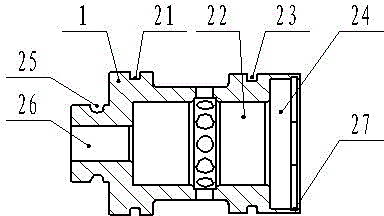 Integral plug-in valve core assembly for hand-operated direction valve