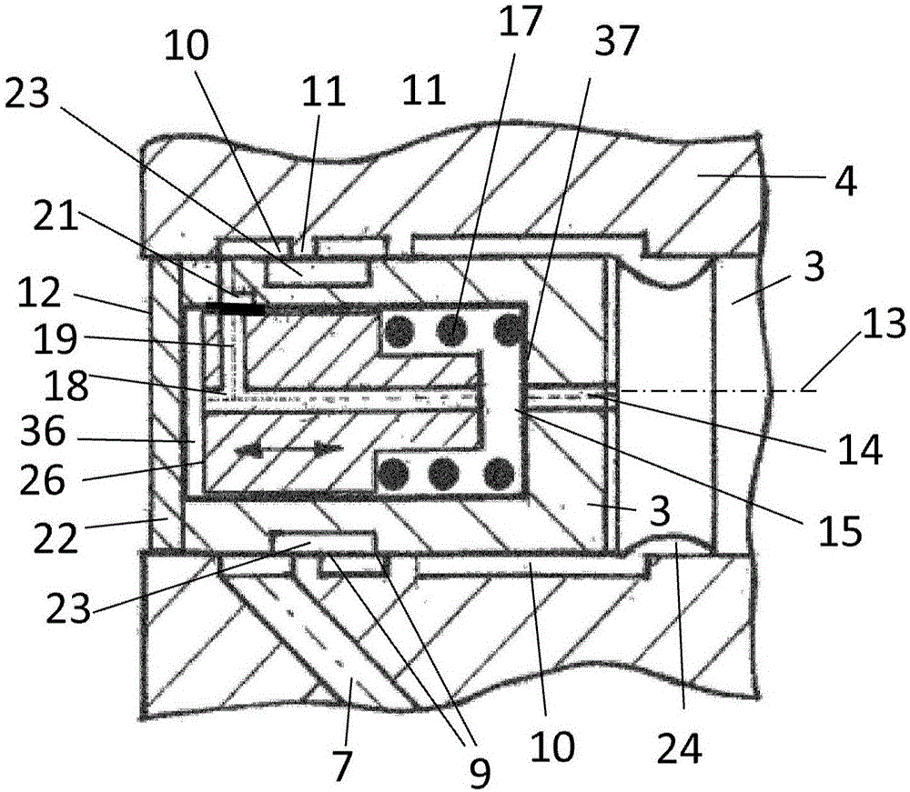 Hydrostatic displacement unit with reduced hysteresis