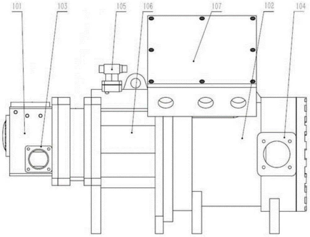 Twin-screw compressor with intermediate air-pumping function and multiple-temperature-zone heat pump system