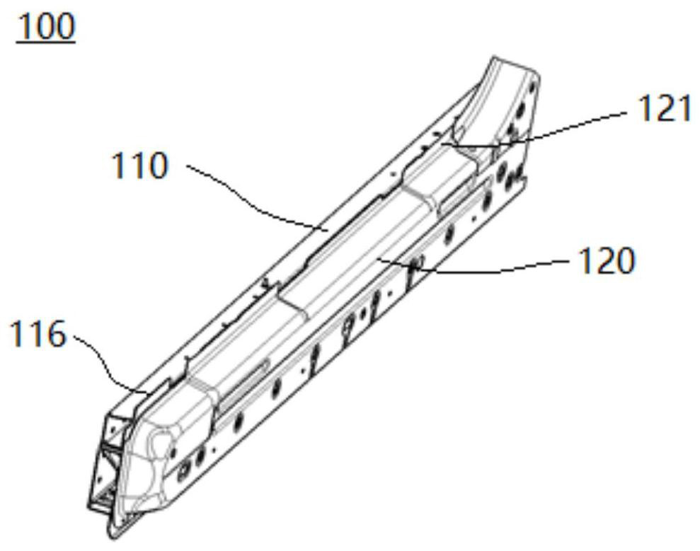 Door sill beam assembly for vehicle and vehicle