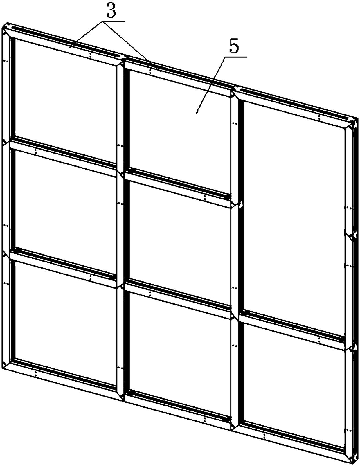 Reconfigurable wall system and unit assembly thereof