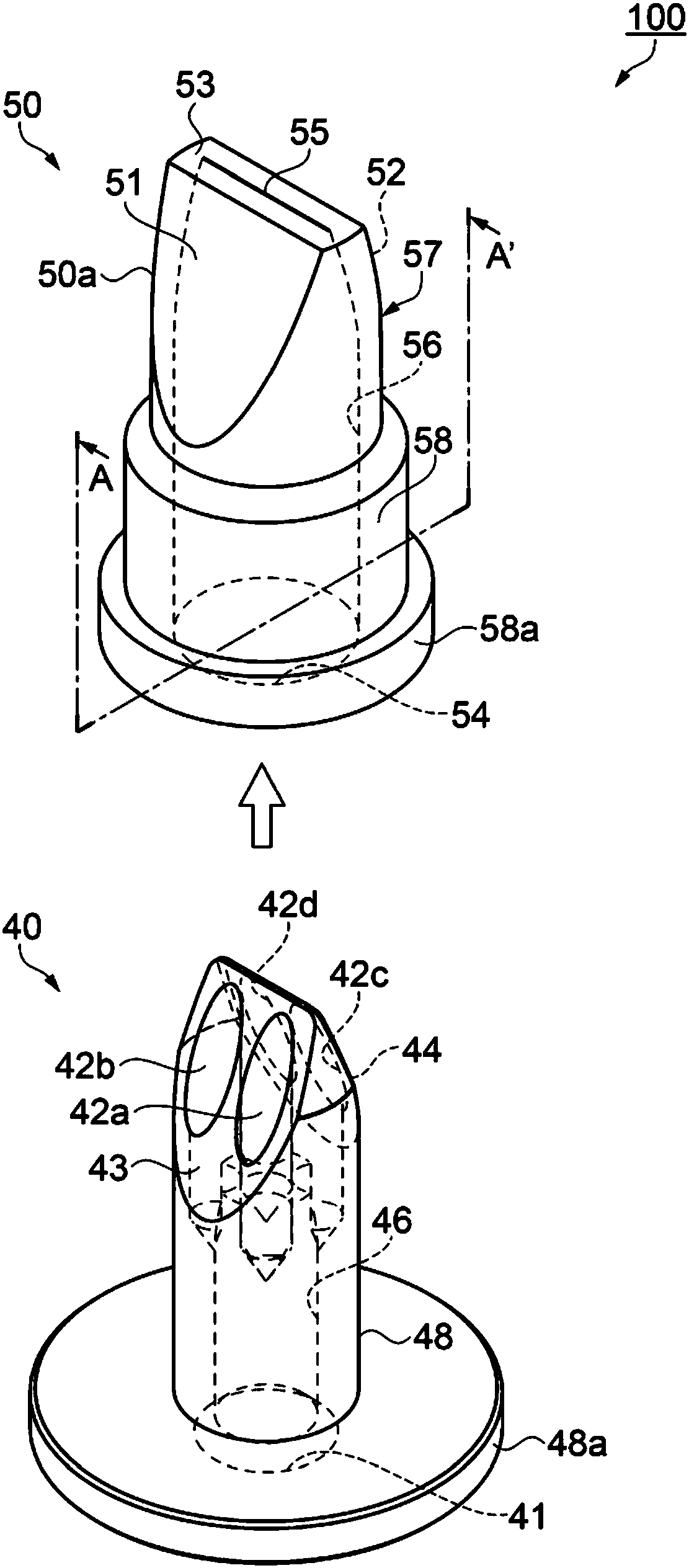 Check valve, diaphragm pump, and printing apparatus