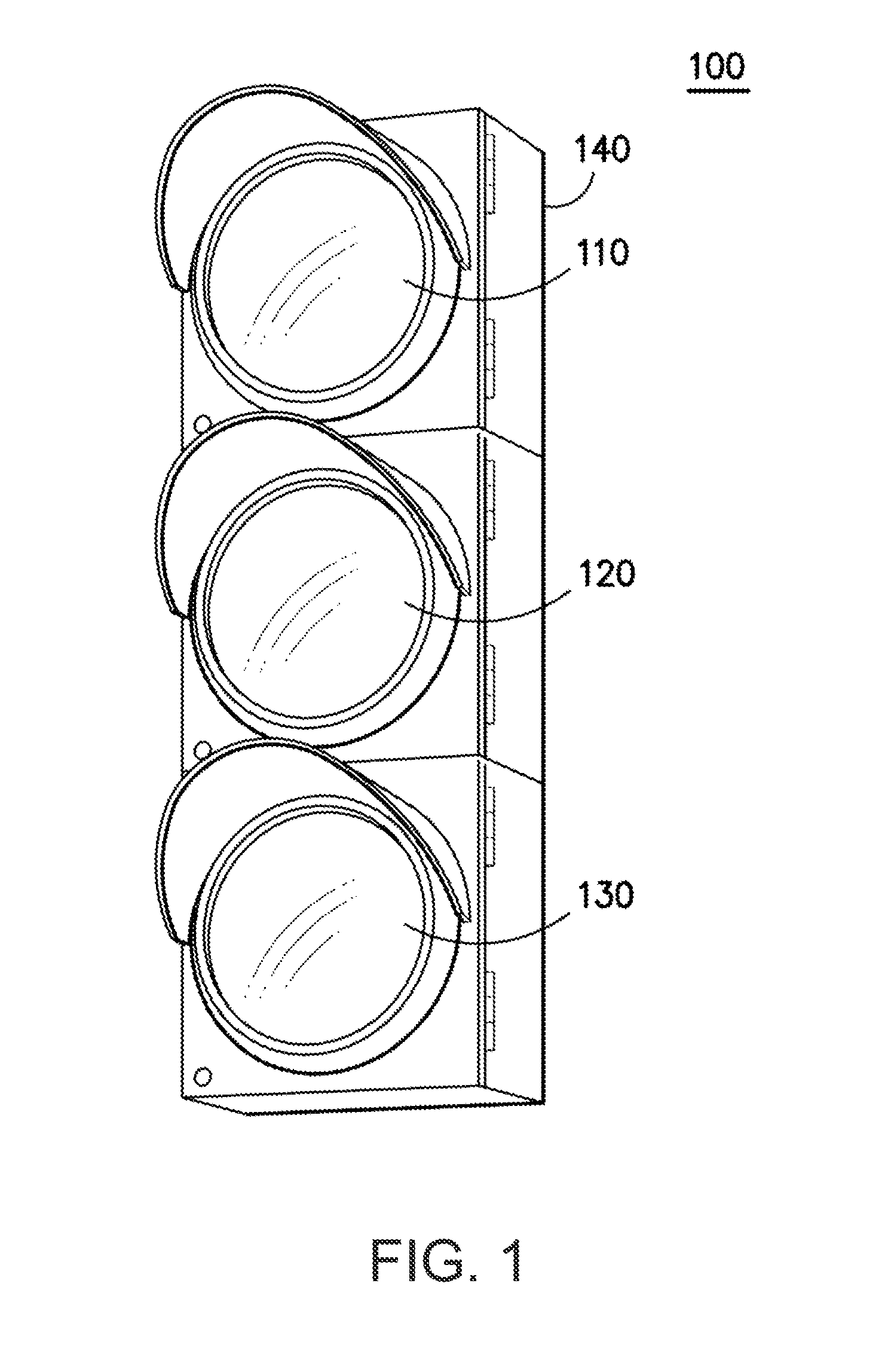 LED traffic lamp control system