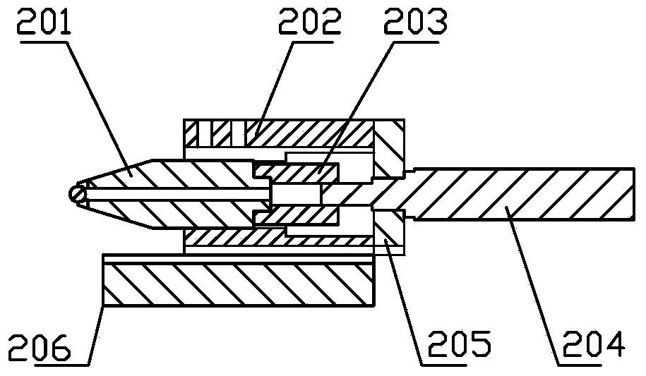 Support assembly of universal grinder special for machining nuclear power bearing rings