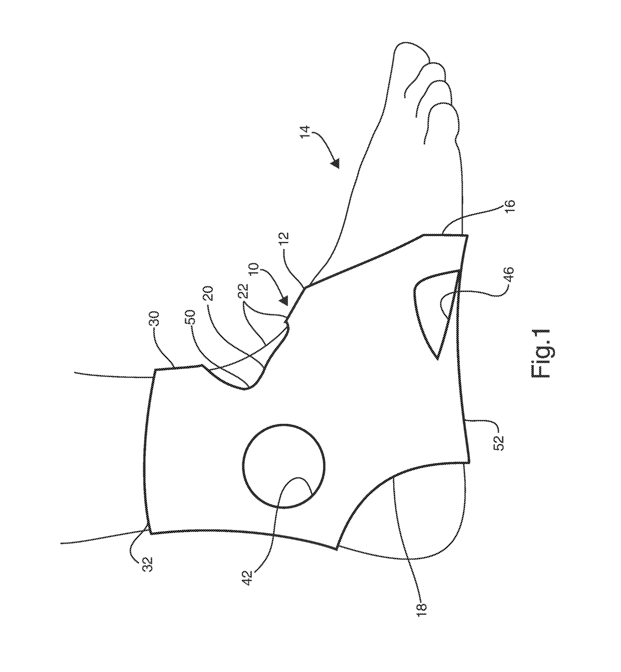 Brace or support with atfl support