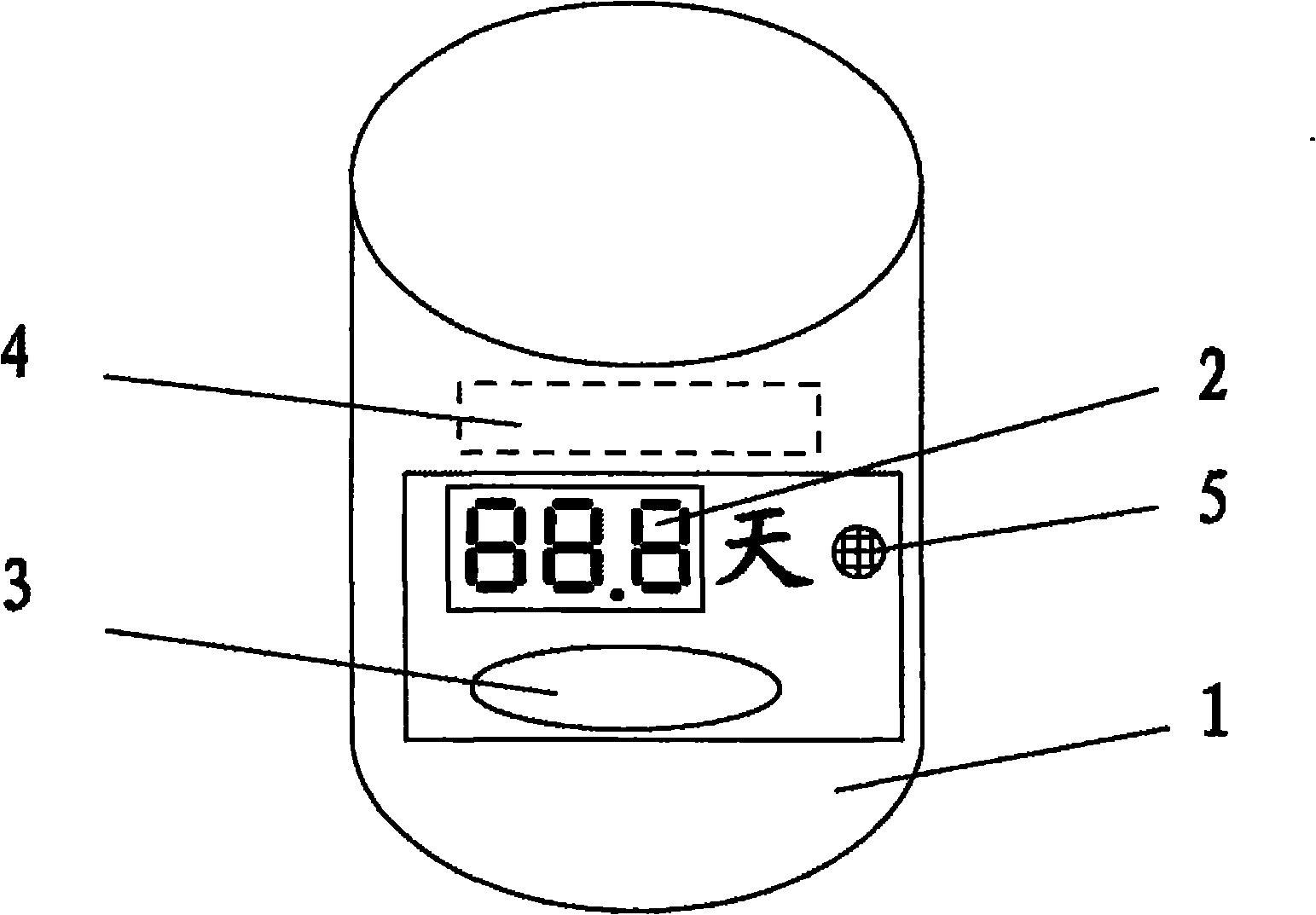 Electronic bottle cap