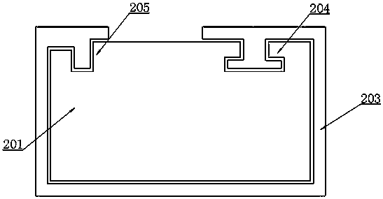 A clamping structure for cleaning vegetables